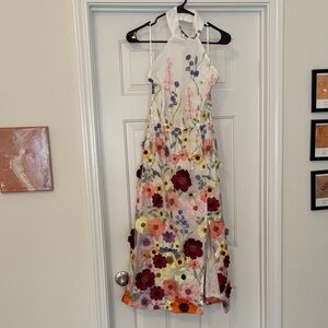 Lulu's Multicolor Embroidered Dress